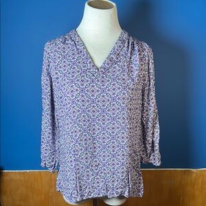 Floral Purple Women's Top
